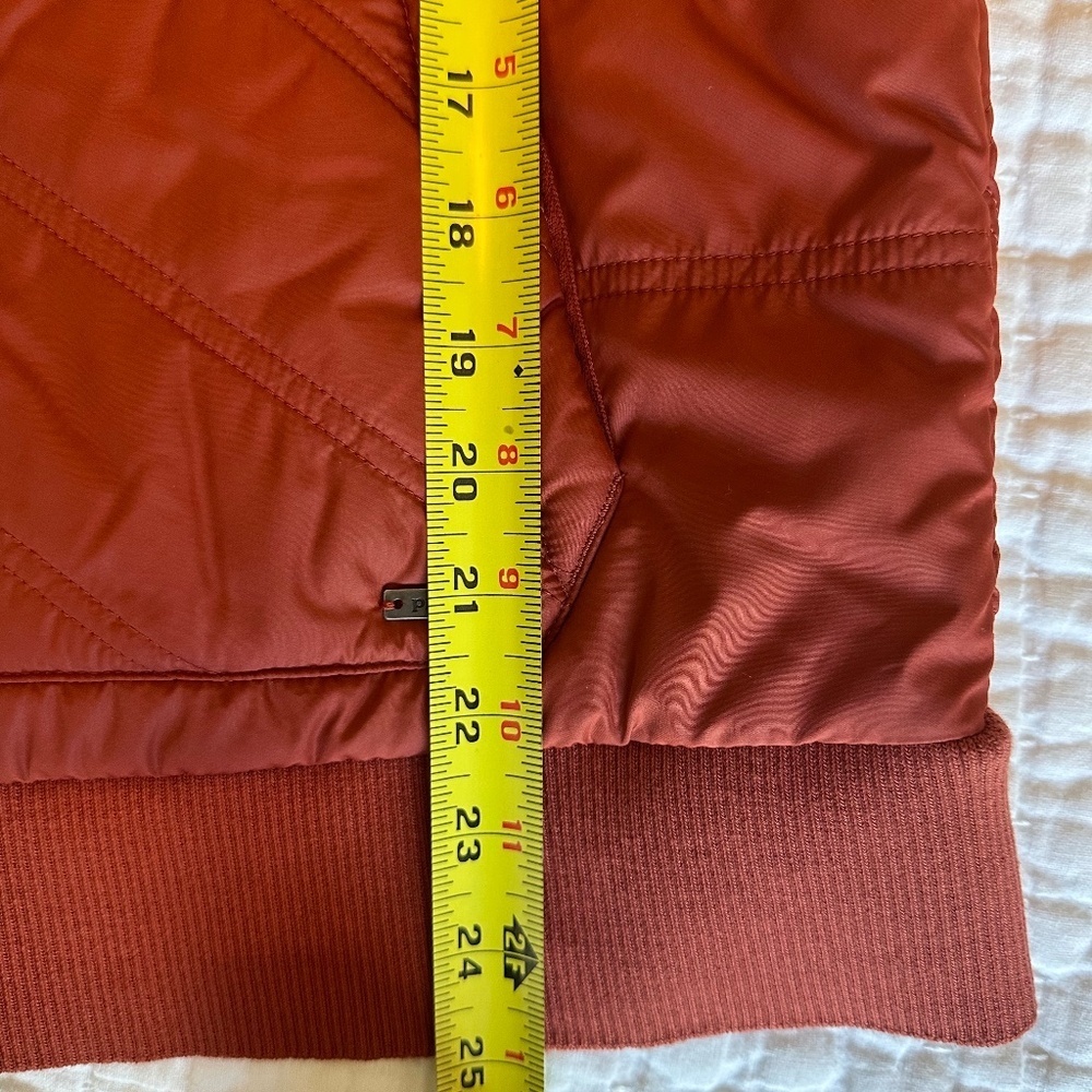 Prana Esla Insulated Vest Women’s Large Burnt Orange Quilted NWOT - Picture 5 of 5